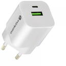 everActive CHARGER USB/USB-C QC3.0 30W WHITE