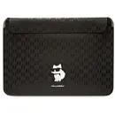 Karl Lagerfeld Husa pentru laptop  14" Karl Lagerfeld Saffiano Monogram Choupette Negru