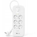 Belkin Surge Protector SurgePlus 6x Schuko 1xUSB-A 1xUSB-C 650J 2m