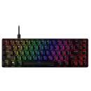 HyperX Alloy Origins 65 Red Switch, RGB LED, Cu fir, USB, Negru