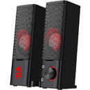 Redragon Orpheus GS550, 2.0, RMS: 6 W, USB, Iluminare rosie, Negru