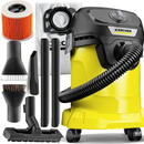 Karcher 1.628-443.0, 1000W, 240 V, 17 L, Lungime cablu 4 m,  Raza operare 6 m, Galben