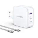 UGREEN Ugreen Nexode CD289 GaN network charger USB-A/2xUSB-C 140W + USB-C - USB-C cable 1.5m - white