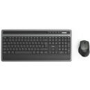 Hama KWM-600 Plus Bluetooth + Mouse Wireless, Layout US, Negru