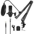 Puluz Kit Microfon condensator Puluz PU612B Studio Broadcast