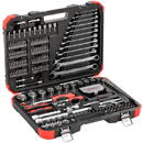 Gedore GEDORE red socket wrench set 1/4 + 1/2, 232 pieces, tool set (red/black, with 2 reversible ratchets)
