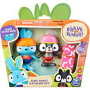 Spinmaster Spin Master Brave Bunnies - Treasure hunt with Boo rabbit and tiger, toy figure (with 2 action figures and 1 treasure chest as accessories, toys for children from 3 years, basic figure set)