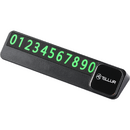 Tellur Suport numar telefon Tellur Basic pentru parcare temporara, plastic, negru