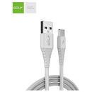 GOLF Cablu USB la USB tip C Golf Flying Fish Fast Cable 3A ALB GC-64t