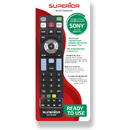 Superior TELECOMANDA UNIVERSALA Superior, compatibila televizoare SONY, bateriile (2 x AAA) nu sunt incluse, negru "SUPTRB009" (timbru verde 0.08 lei)