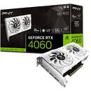 PNY Technologies nVidia GeForce RTX 4060 XLR8 VERTO Dual Fan OC White Edition 8GB, GDDR6, 128bit