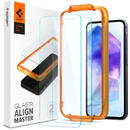 SPIGEN Folie pentru Samsung Galaxy A55 5G (set 2) - Spigen Glas.TR Align Master - Clear