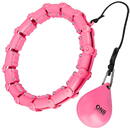 ONE FITNESS Hula Hop One Fitness OHA02 with weight pink