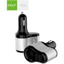 GOLF Alimentator Incarcator de la auto la 2x USB-A 2.1A + Adaptor Bricheta Mama GF-C14